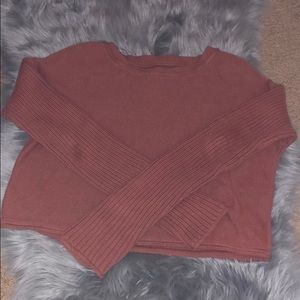 Cropped Pink Sweater